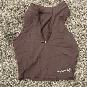 Alphalete Women's Chocolate Crop Top